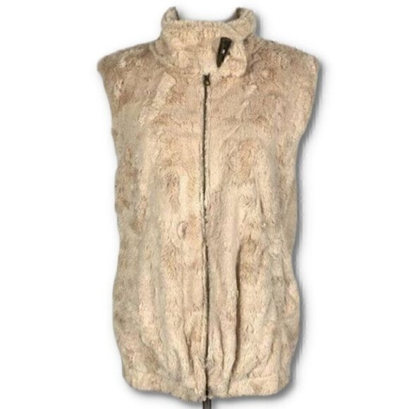 Sanctuary revolve vest sz M faux fur with pockets - Picture 10 of 10